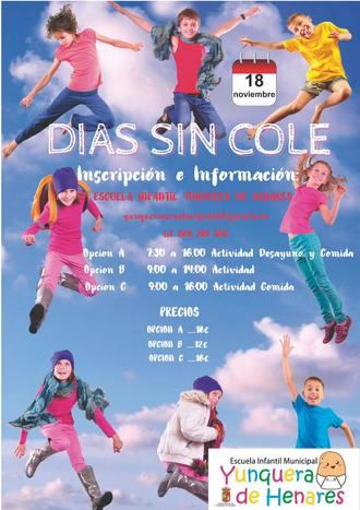 La Escuela Infantil Municipal de Yunquera de Henares pone en marcha su programa Días sin cole
