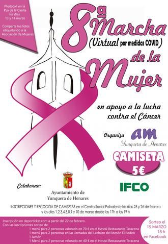 La 8ª Marcha de la Mujer de Yunquera de Henares abre este jueves su periodo de inscripción
