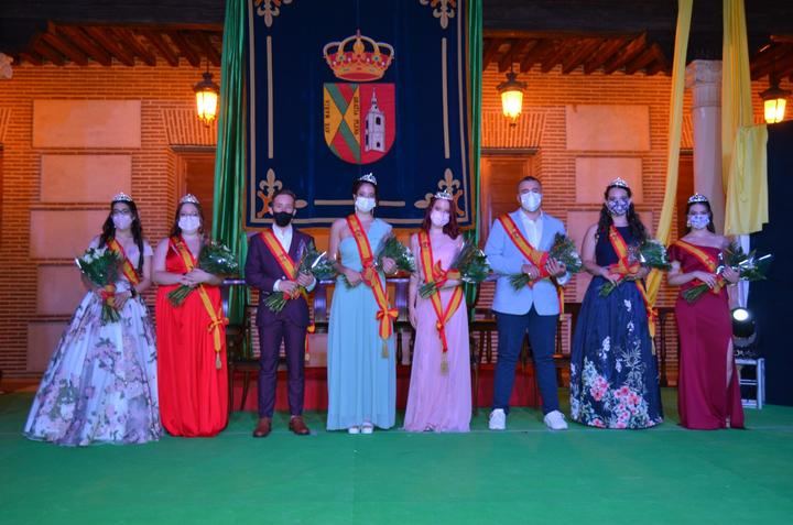 Yunquera de Henares corona a sus nuevos Quintos de Honor en el inicio de sus fiestas patronales