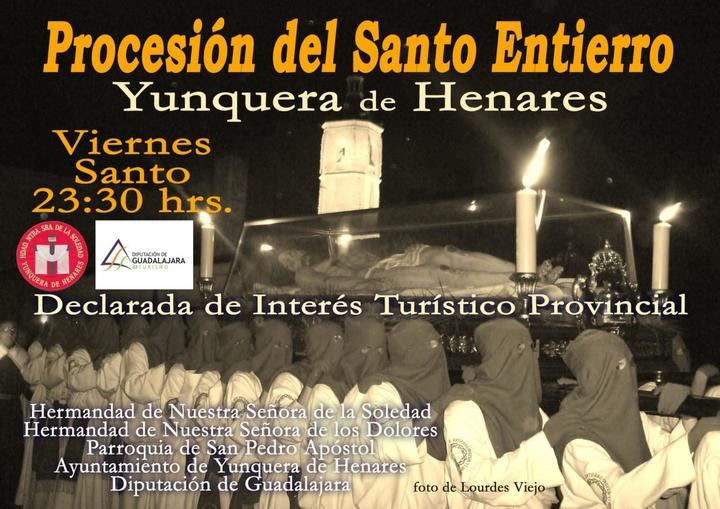 La Semana Santa en Yunquera de Henares contará, un año más, con un gran número de tradicionales actos religiosos.