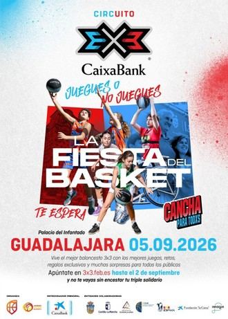 Inscripciones abiertas para el torneo 3x3 CaixaBank en Guadalajara