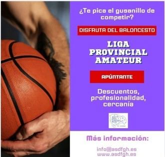 Inscripciones abiertas para la XII Liga Provincial de Baloncesto Masculino