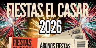 Ya están a la venta los abonos para las Fiestas Patronales de El Casar 2026