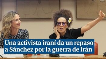 La activista iraní Masih Alinejad a Sánchez: Estás al lado de los asesinos