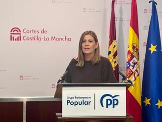 Agudo afirma que Page hizo pasar bochorno a los castellanomanchegos al fingir en televisión indignación con el Gobierno de Sánchez siendo quien lo sostiene con sus votos