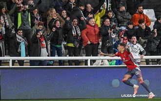 El Albacete asalta El Plantío con un gol de Jefté y corta su mala racha (0-1)