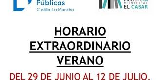 La Biblioteca de El Casar extiende su horario de verano para facilitar el estudio