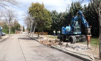 Inician la remodelación total de la calle Lope de Vega en Cabanillas del Campo