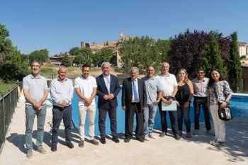 Inauguran piscina renovada en Atienza con inversión de 287.577 € de la Diputación