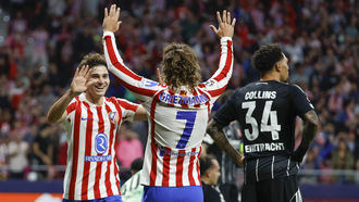 5-1. El Atlético de Madrid sigue de dulce, golea al Eintracht Frankfurt