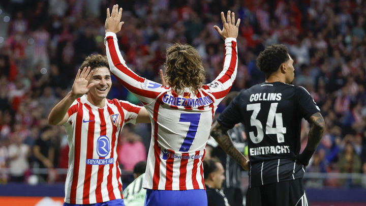 5-1. El Atlético de Madrid sigue de dulce, golea al Eintracht Frankfurt