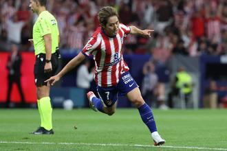 2-0. Kang-in Lee mete una marcha más al Atlético de Madrid frente al Málaga