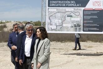 Ayuso presenta el nuevo circuito de Fórmula 1 de Madrid
