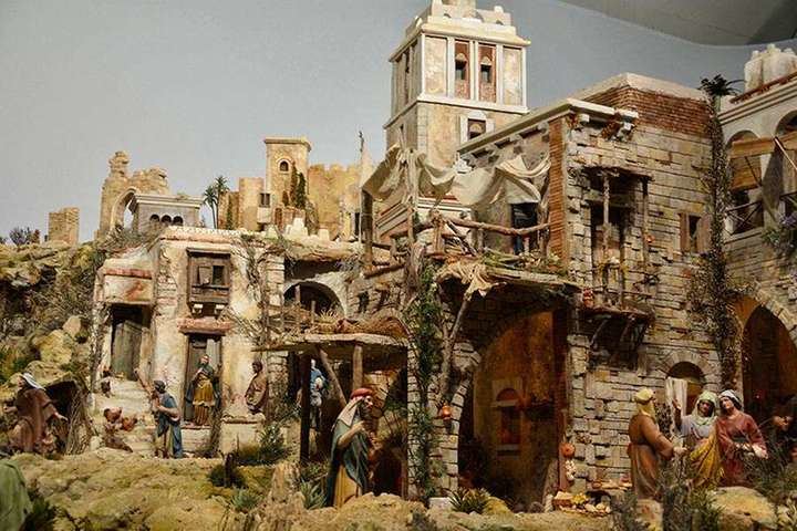 Belén artístico monumental en la concatedral de Santa María de Guadalajara