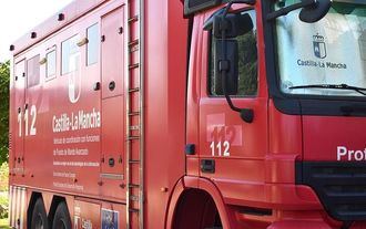 Extinguido el incendio de pastos provocado por un camión en Yunquera de Henares