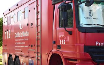 Extinguido el incendio de pastos provocado por un camión en Yunquera de Henares