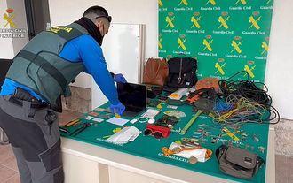 Dos detenidos, ambos reincidentes, por la comisión de 31 delitos contra el patrimonio en Brihuega