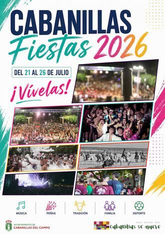 Más de 75 actividades conforman el programa de las Fiestas 2026 de Cabanillas del Campo, del 21 al 26 de julio