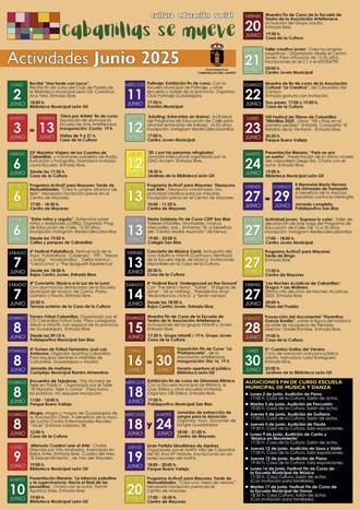 Actividades socioculturales en Cabanillas para junio de 2025