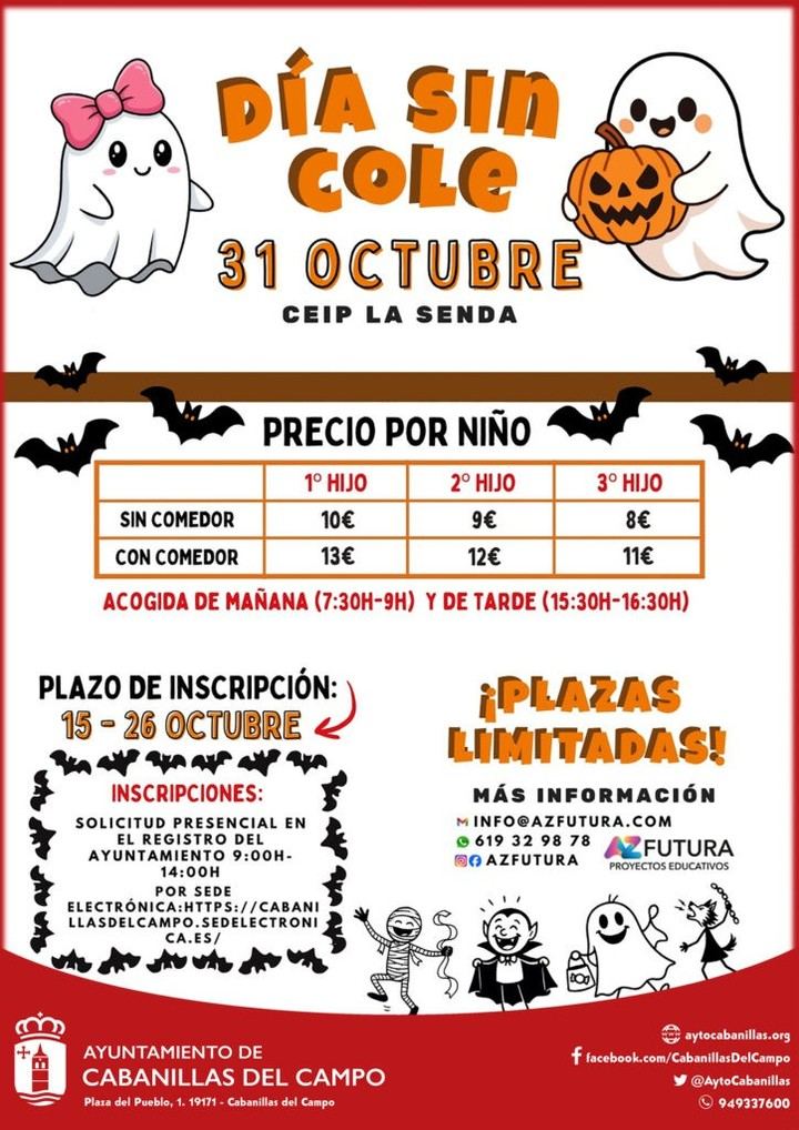 Campamento urbano en Cabanillas del Campo para el 31 de octubre