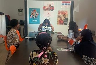 Seis familias llenan el Centro Belén de Cáritas Diocesana en Guadalajara