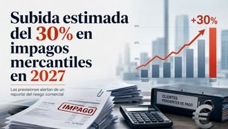 Cobratis anticipa un incremento del 30% en morosidad en España para 2027