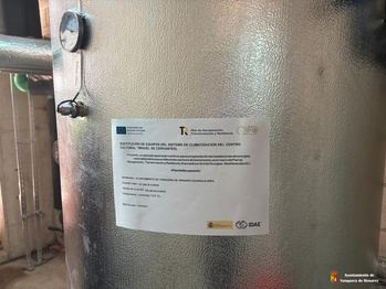 Yunquera de Henares culmina la renovación del sistema de climatización del Centro Cultural Miguel de Cervantes