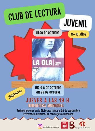 La Biblioteca Municipal Almudena Grandes abre la inscripción en un Club de Lectura Juvenil