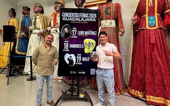 Los grandes conciertos de Ferias y Fiestas 2026 contarán con Malú, Hombres G y Leire Martínez junto al alcarreño Guille Toledano