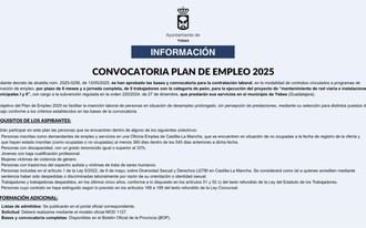 Convocatoria de empleo para Yebes en 2025