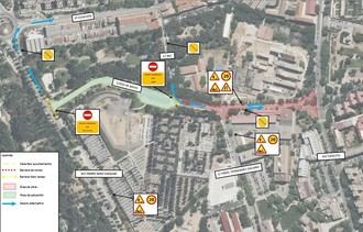 Cortes de tráfico por obras de asfaltado en la calle Dos de Mayo a partir del martes 10 de marzo en Guadalajara