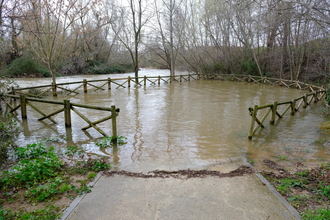 La borrasca Martinho deja lluvias, bajada de temperaturas y rachas de viento de hasta 37 km/h este viernes en Guadalajara