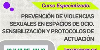 Curso para prevenir violencias sexuales en espacios de ocio en El Casar