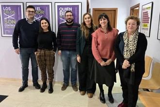 La directora del Instituto de la Mujer visita el centro de Azuqueca