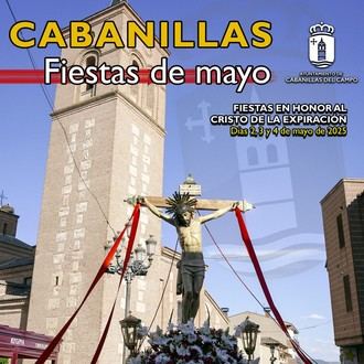 Fiestas de Mayo en Cabanillas del 2 al 4 de mayo en honor al Cristo de la Expiración