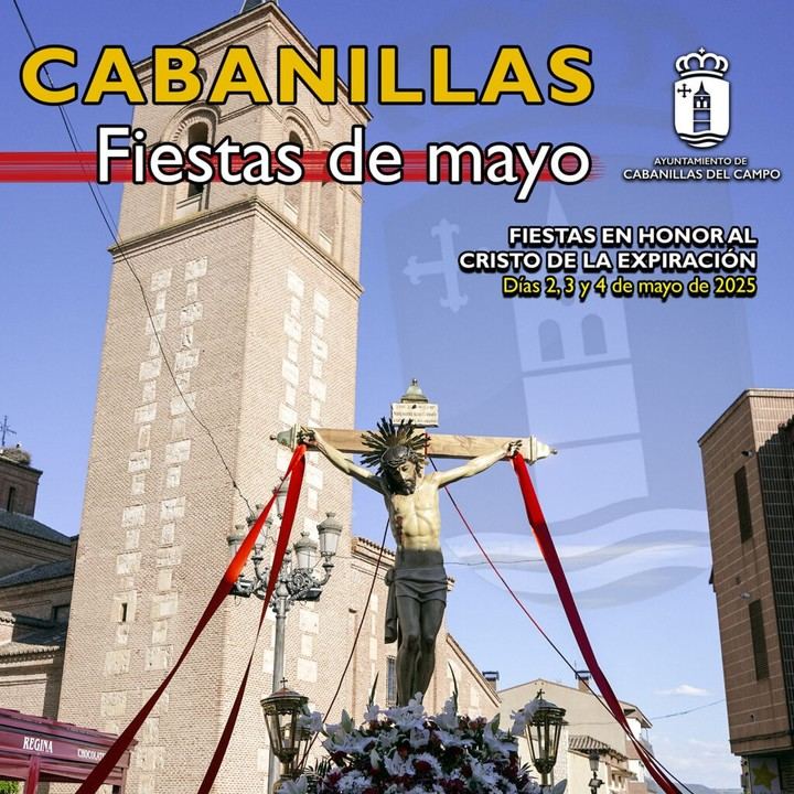 Fiestas de Mayo en Cabanillas del 2 al 4 de mayo en honor al Cristo de la Expiración