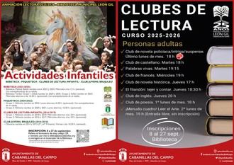 Inscripciones abiertas para actividades de lectura en la Biblioteca Municipal del 8 al 27 de septiembre