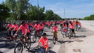 Participación masiva en el Día de la Bicicleta en Alovera