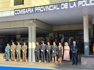 La subdelegada de Guadalajara honra a los "guardianes de la democracia" en el Día de las Víctimas del Terrorismo en la Policía Nacional