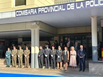 La subdelegada de Guadalajara honra a los 'guardianes de la democracia' en el Día de las Víctimas del Terrorismo en la Policía Nacional