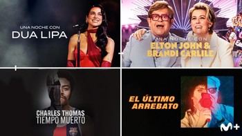 Dua Lipa y Elton John destacan en los estrenos de Movistar Plus+ este diciembre