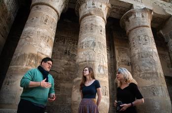 La Universidad de Alcalá excava el pasado de Egipto: recupera pinturas inéditas y reconstruye el sarcófago de un visir