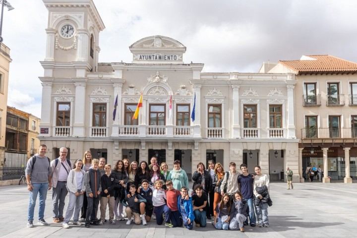 Guadalajara acoge a estudiantes del programa Erasmus+ del CEIP Ocejón