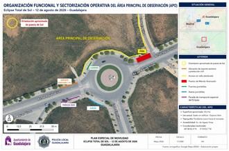 Guadalajara implementa medidas de seguridad y movilidad para el eclipse solar del 12 de agosto
