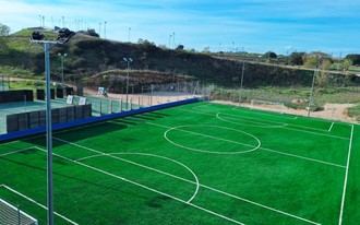 Yebes inaugura un nuevo campo de fútbol 7 en el Centro Deportivo Municipal Valdeluz