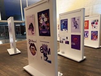 Inaugurada la exposición del Concurso de Carteles del 8M en Guadalajara