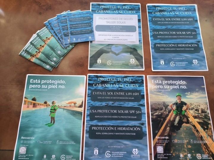 Cabanillas del Campo lanza campaña sobre protección solar para la piel