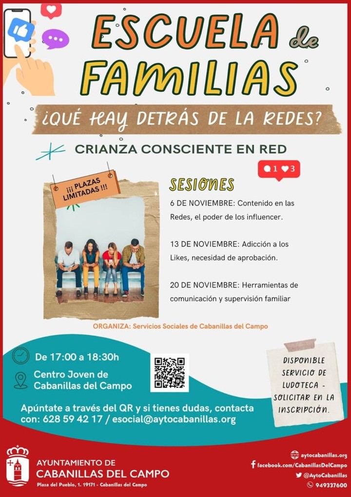 Nueva edición de la Escuela de Familias en Cabanillas del Campo