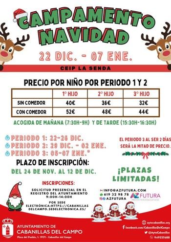 Campamento Urbano de Navidad en Cabanillas del Campo del 22 de diciembre al 7 de enero