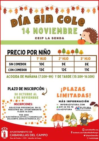 Cabanillas del Campo ofrece campamento urbano el 14 de noviembre para niños